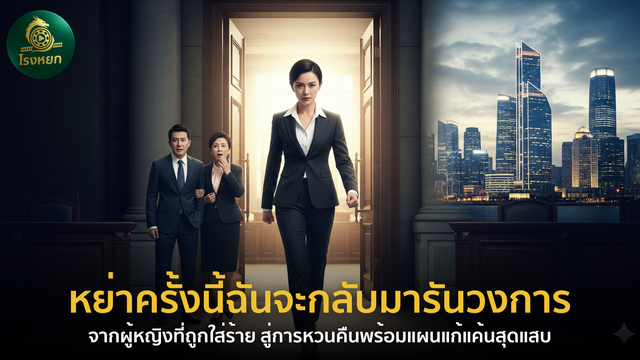 หย่าครั้งนี้ฉันจะกลับมารันวงการ – จากผู้หญิงที่ถูกใส่ร้าย สู่การหวนคืนพร้อมแผนแก้แค้นสุดแสบ