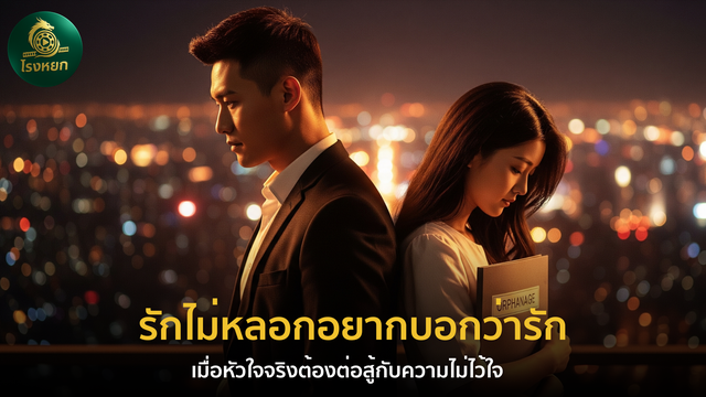 รักไม่หลอกอยากบอกว่ารัก – เมื่อหัวใจจริงต้องต่อสู้กับความไม่ไว้ใจ