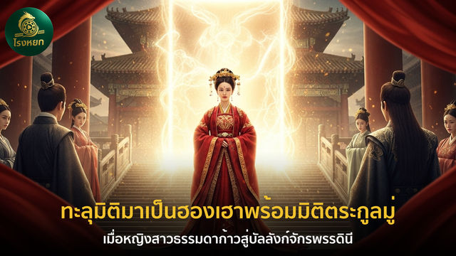 ทะลุมิติมาเป็นฮองเฮาพร้อมมิติตระกูลมู่ – เมื่อหญิงสาวธรรมดาก้าวสู่บัลลังก์จักรพรรดินี