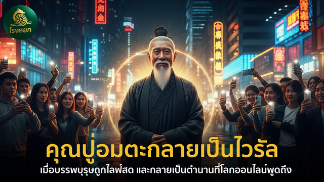 คุณปู่อมตะกลายเป็นไวรัล – เมื่อบรรพบุรุษถูกไลฟ์สด และกลายเป็นตำนานที่โลกออนไลน์พูดถึง